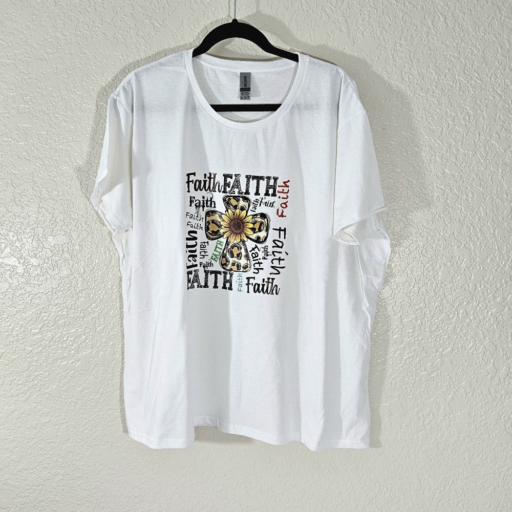 Faith Christian Based White T-shirt